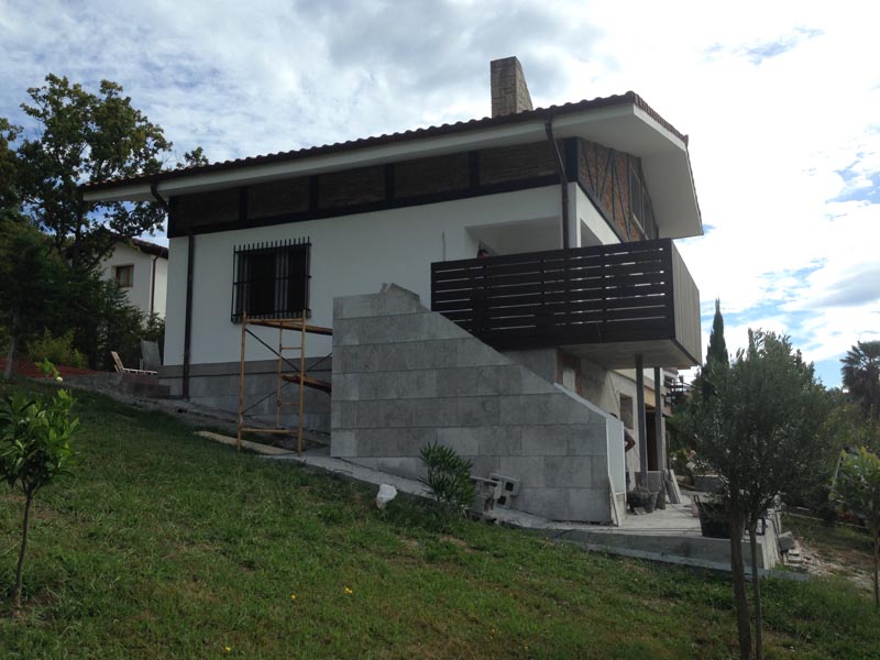 obra final caserio ibarrangelu